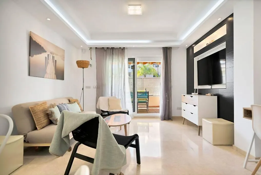 Lägenhet Apartamento Con Terraza Y Acceso A La Piscina En Mijas - Ocean Golf 25 Málaga